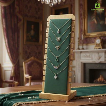 Professional Velvet Chain Pendant Tray – Jewellery Showcase Use