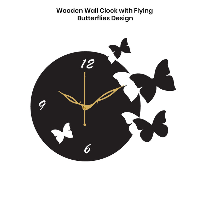 Premium Quality Wooden Analog Wall Clock – Silent Sweep