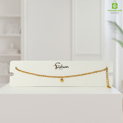 Black Display Card for Anklets & Bracelets Presentation