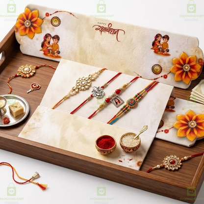 Fancy Rakhi Display Card for Premium Rakhi Packing