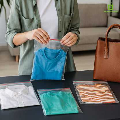 Transparent Zip Lock Bag for Food and Jewellery Packaging