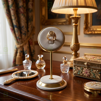 Premium Quality Single Piece Ring Velvet Stand for Jewellery Display | Elegant Ring Holder