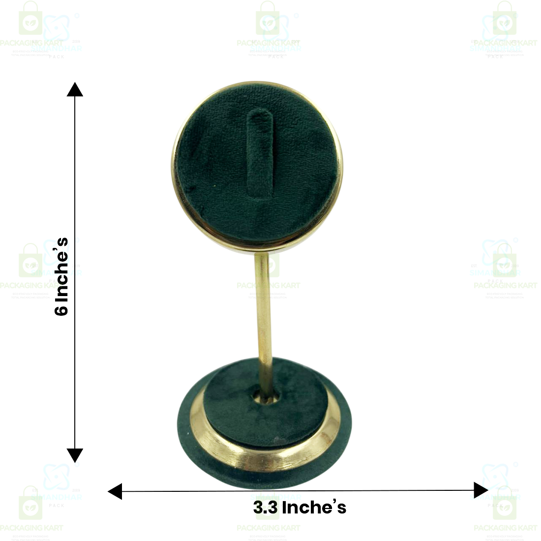 Premium Quality Single Piece Ring Velvet Stand for Jewellery Display | Elegant Ring Holder