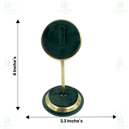 Premium Quality Single Piece Ring Velvet Stand for Jewellery Display | Elegant Ring Holder