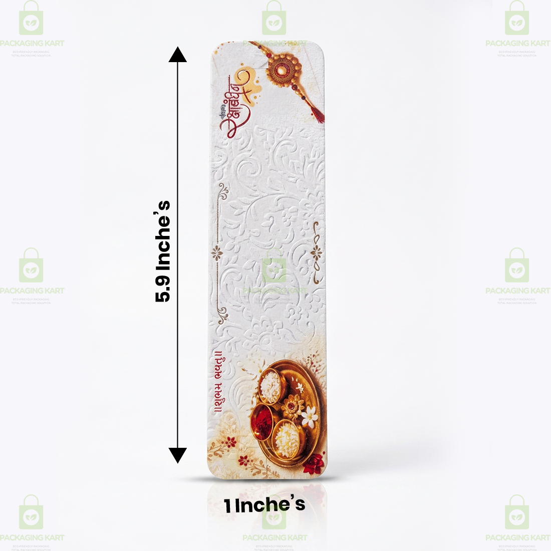 Decorative Rakhi Card for Gift Packaging and Festive Presentation