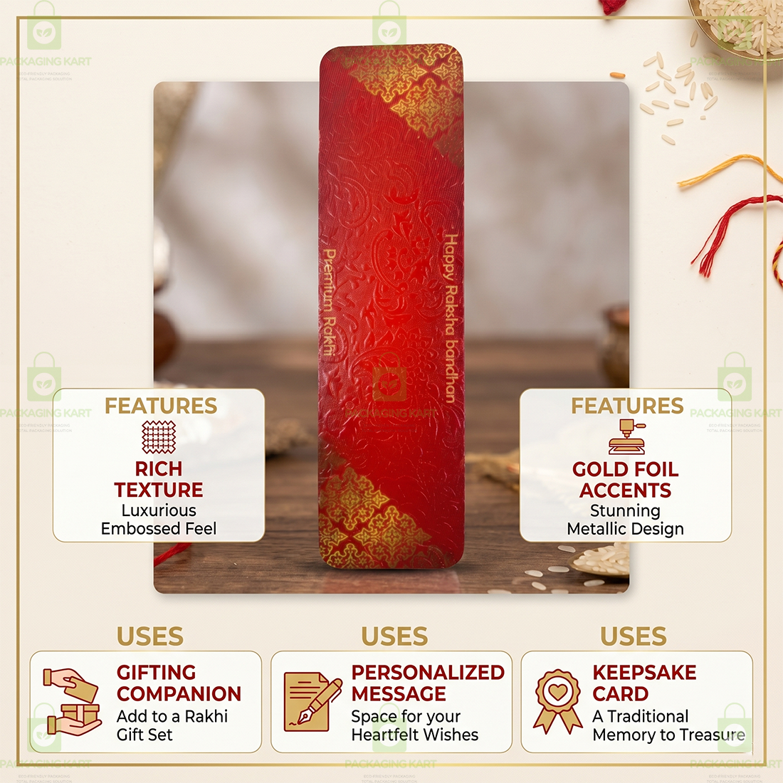 Raksha Bandhan Special Rakhi Card for Brother and Sister