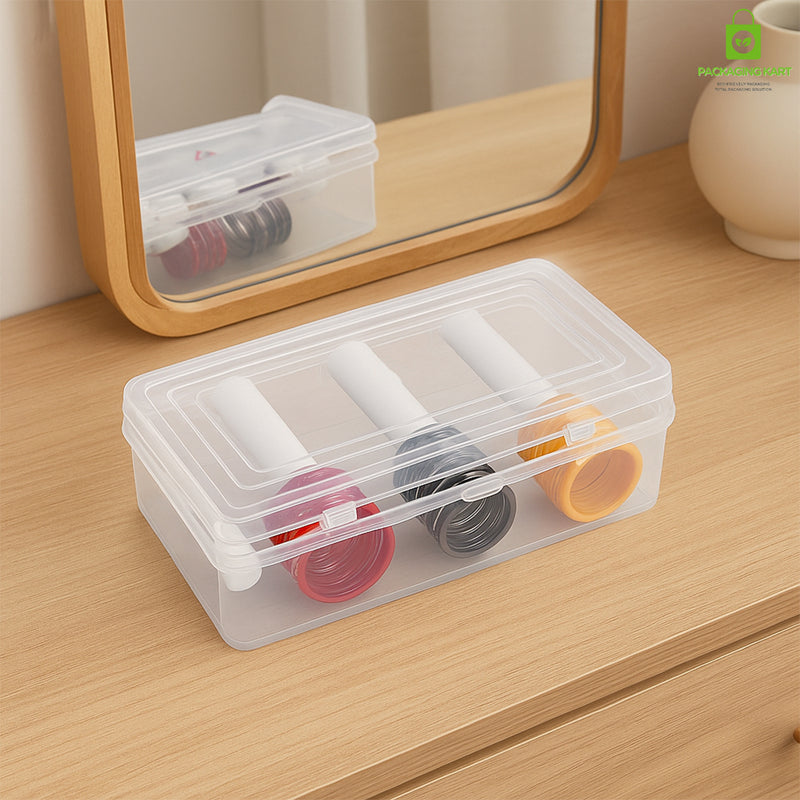 Plastic Bangle Box with 4 Rods – Jewellery Storage Solution