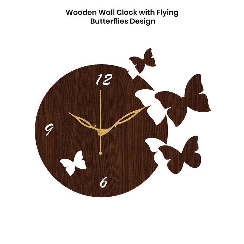 Wooden Analog Wall Clock – Perfect Gift Idea