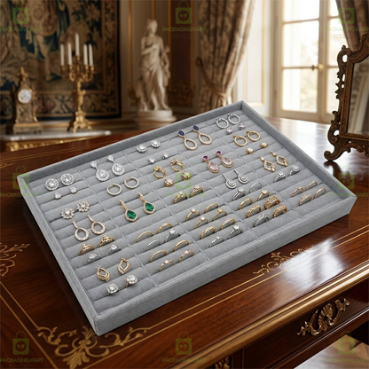 Premium Kada and Bracelet Tray – Velvet Jewellery Organizer