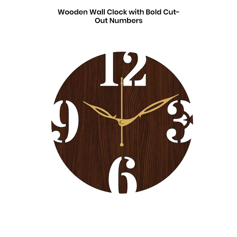 Decorative Wall Clock for Bedroom, Hall & Office