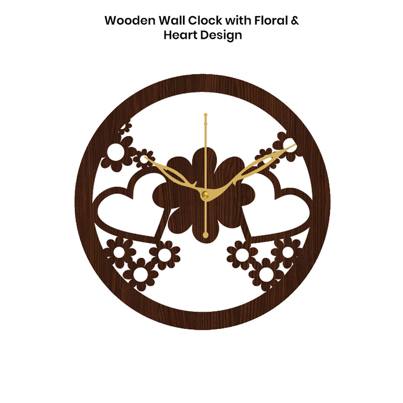 Elegant Decorative Wall Clock for Bedroom & Hall