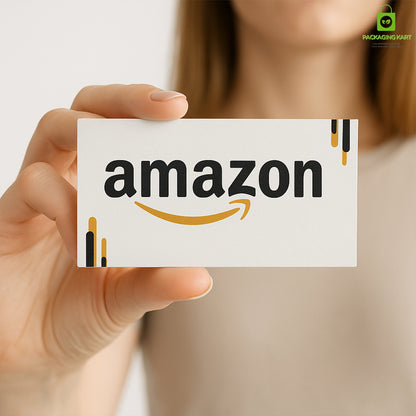 Amazon Seller Feedback Card with 5 Star Rating Message