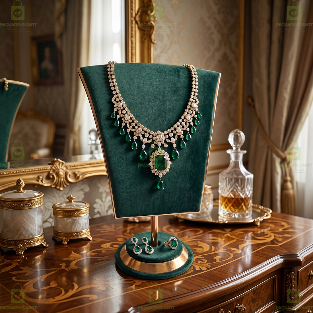 Premium Quality Velvet Jewellery Display Bust for Chains & Necklaces