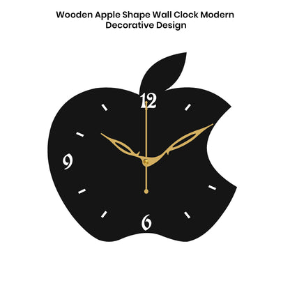 Round Wooden Analog Wall Clock with Modern Look