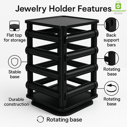 Heavy Duty 16-Tier Bangle & Watch Display Rack for Retail