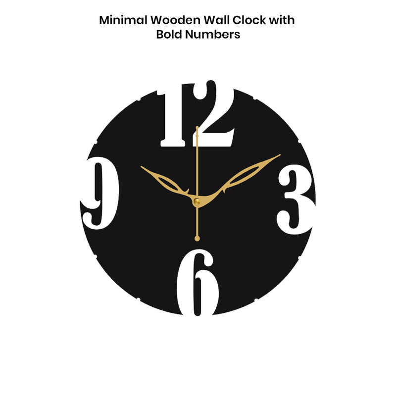 Premium Wooden Decorative Wall Clock for Timeless Charm