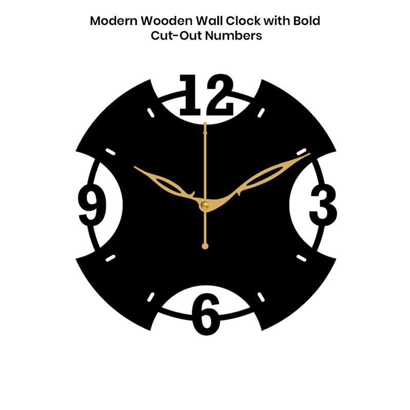 Vintage Wooden Analog Wall Clock for Modern Interiors