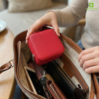 Jewellery Organizer Case for Rings, Earrings, Necklaces & Bracelets