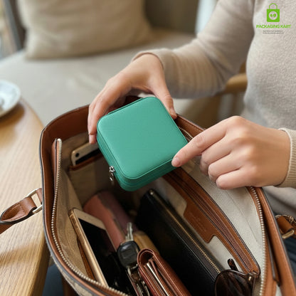 Jewellery Organizer Case for Rings, Earrings, Necklaces & Bracelets