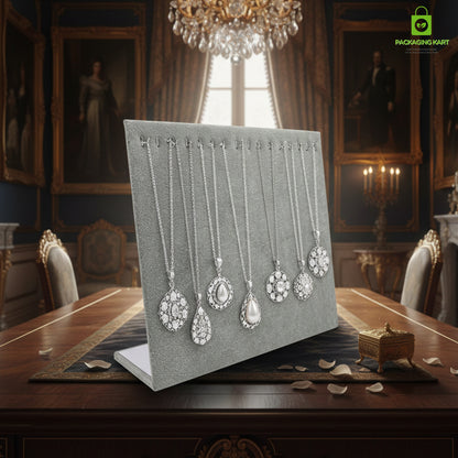 Premium Velvet Chain Pendant Tray – Jewellery Display Tray