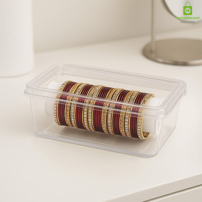 Plastic Bangle Box with 1 Rods – Jewellery Storage Solution