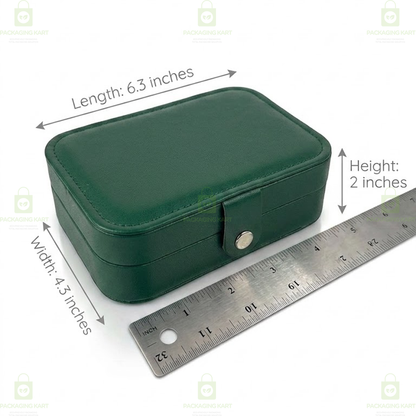 Premium 2 Step Jewellery Box for Women – Velvet Organizer Gift Case for Rings, Earrings & Necklace
