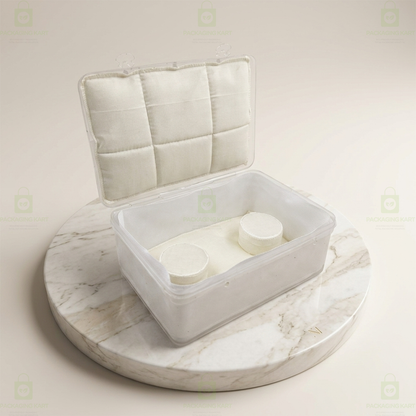 Lightweight Plastic Jewellery Organizer Box with Soft Cotton Cushion for Anti-Oxidation Protection