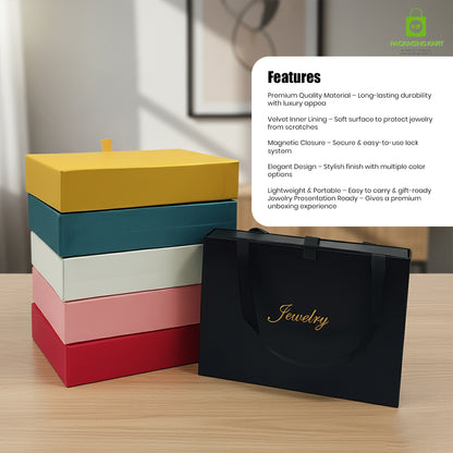 Fancy Paper Box for Jewellery Organizer – Stylish & Durable Storage