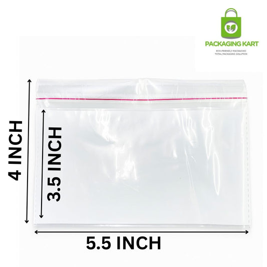 5.5X4 51 Micron Jewellery BOPP Self-Sealing Bags – Scratch-Free Packaging