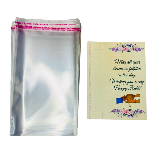 Floral Design Rakhi Card – Celebrate Sibling Bond