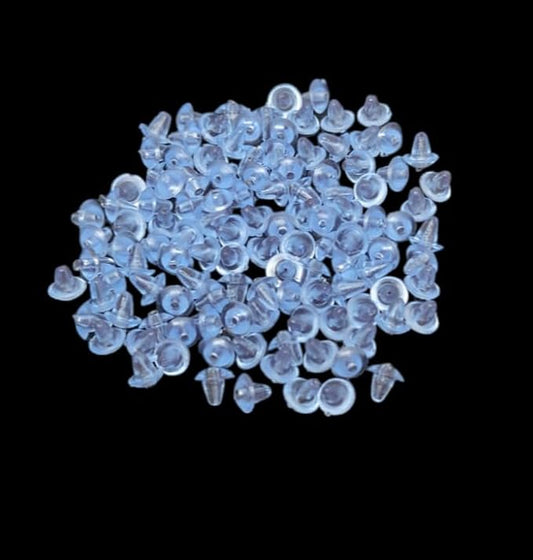 Blue Earring Silicone Patch – 1000 Pcs | Soft & Skin-Friendly Pads