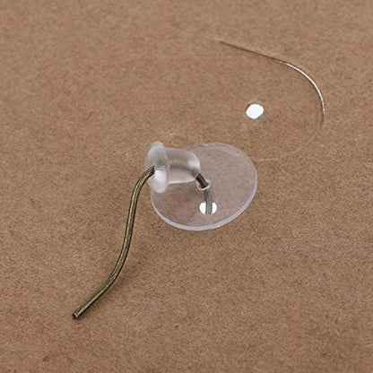 White Silicone Earring Patch for Jewellery – 1000 Pcs Wholesale Pack