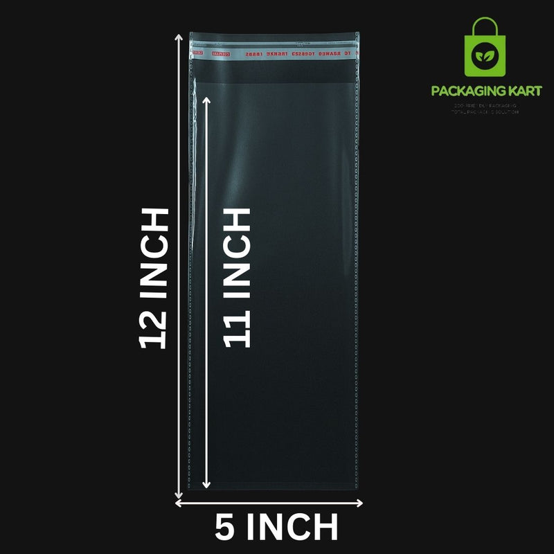 5X12 Crystal Clear 51 Micron BOPP Jewellery Packing Bags – Scratch Free Storage