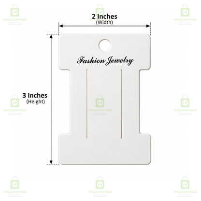 Earrings and Studs Display Cards for Jewellery Packaging