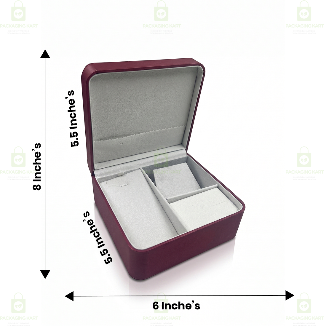 Multi-Compartment Jewellery Organizer Box – Rings, Earrings & Necklaces