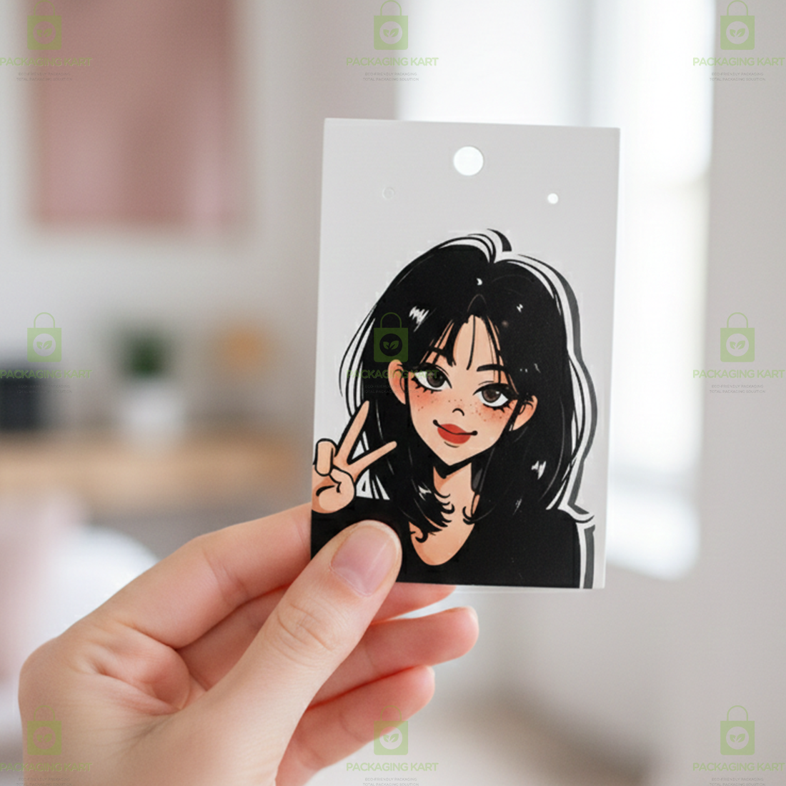 Premium Necklace Baby Card for Mangalsutra | Jewellery Presentation Card