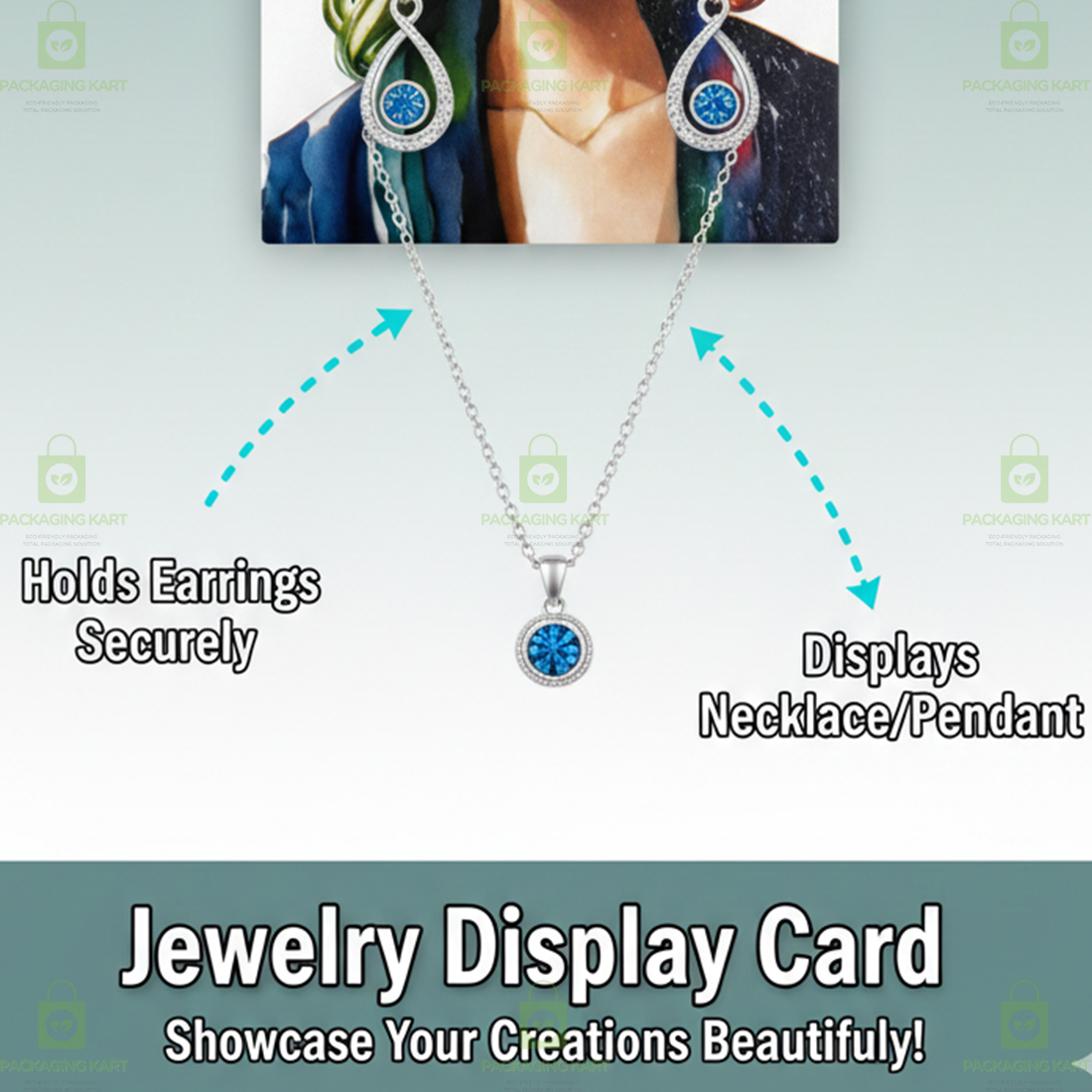 High Quality Mangalsutra Card for Jewellery Display | Necklace Packing Card