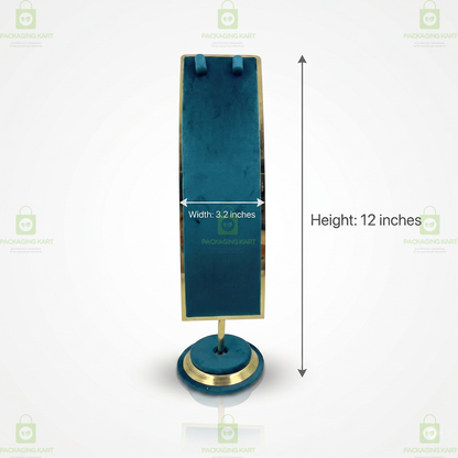 Luxury Velvet Jewellery Bust Stand for Necklace and Pendant Collection