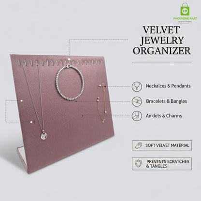 Premium Velvet Chain Pendant Tray – Jewellery Display Tray