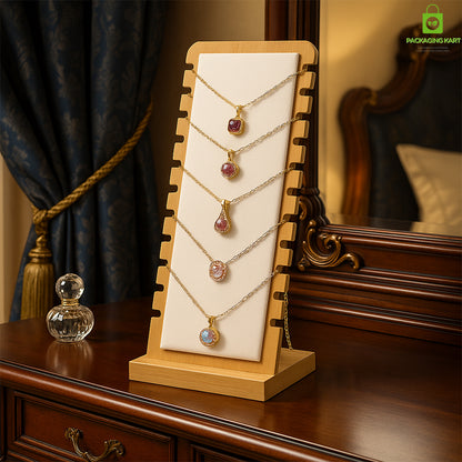 Cream Colour Fancy Chain Pendant Jewellery Stand – Elegant Display Organizer