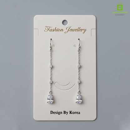 Premium Plastic Jewellery Card | Durable Earring & Chain Holder