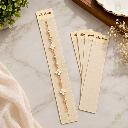 Premium Chain and Bracelet Cards for Jewellery Packaging