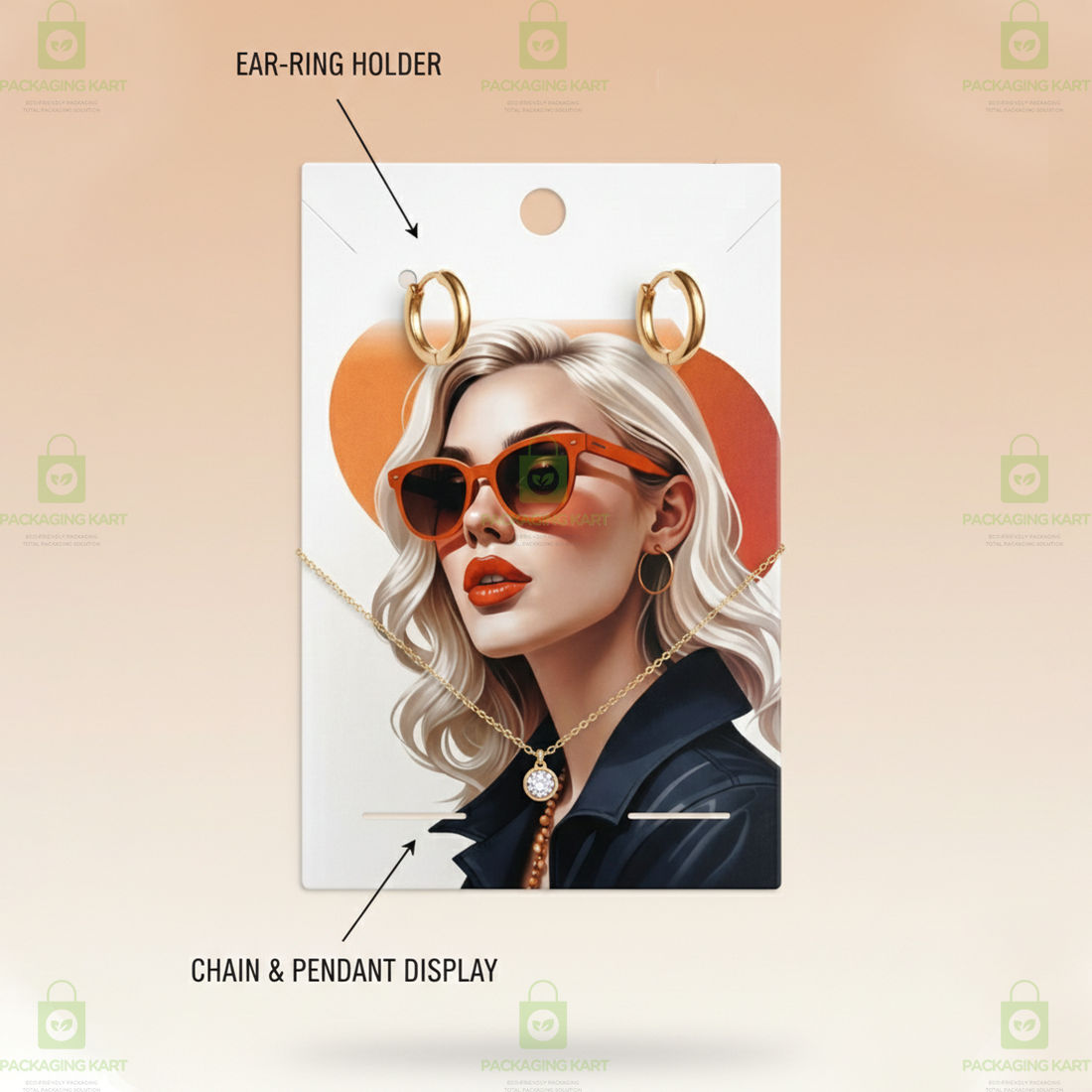 Retail Mangalsutra Display Card | Strong Jewellery Packaging Baby Card