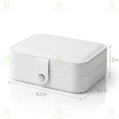 Premium 2 Step Jewellery Box for Women – Velvet Organizer Gift Case for Rings, Earrings & Necklace