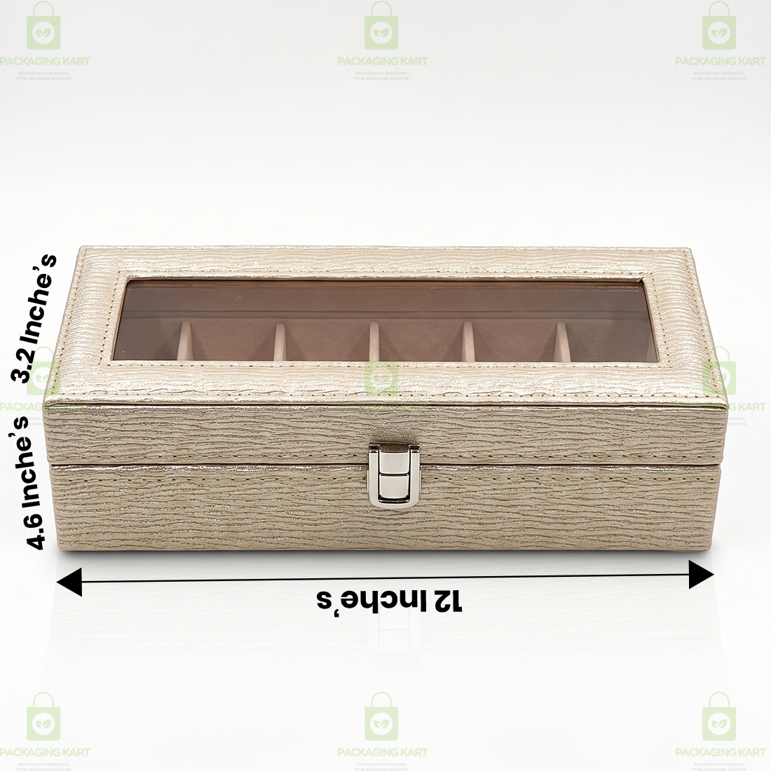 Portable 6 Slot Watch Collection Box for Watches & Bracelets
