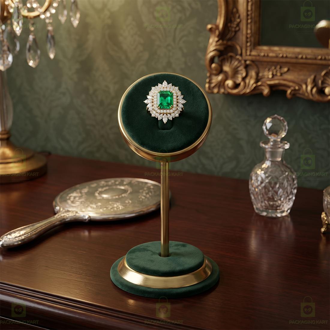 Premium Quality Single Piece Ring Velvet Stand for Jewellery Display | Elegant Ring Holder