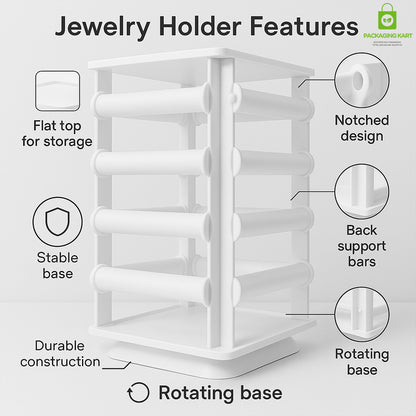 Heavy Duty 16-Tier Bangle & Watch Display Rack for Retail