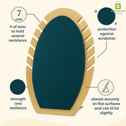 Green Colour Fancy Chain Pendant Jewellery Stand – Elegant Display Organizer