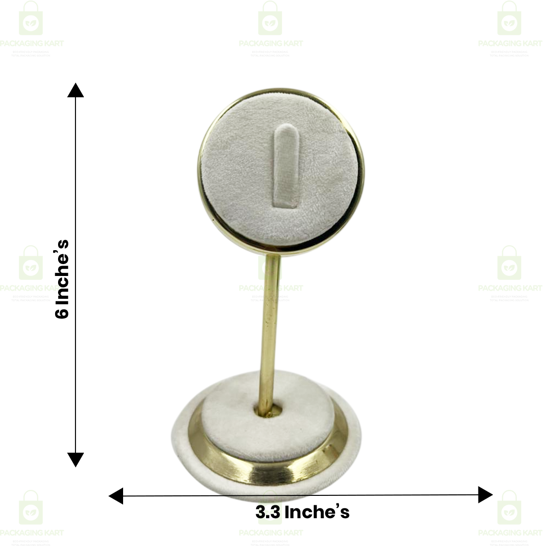 Premium Quality Single Piece Ring Velvet Stand for Jewellery Display | Elegant Ring Holder