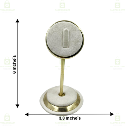 Premium Quality Single Piece Ring Velvet Stand for Jewellery Display | Elegant Ring Holder